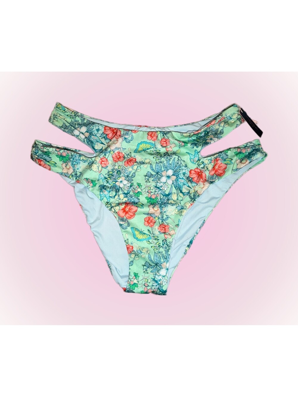 Womens New Victoria's Secret PINK Bikini Bottoms | Double Strap | XL Extra Large